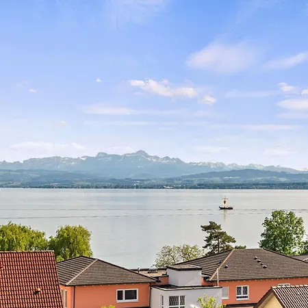 Panorama Penthouse Mit Atemberaubenden See- Und Bergblick Immenstaad am Bodensee Buitenkant foto