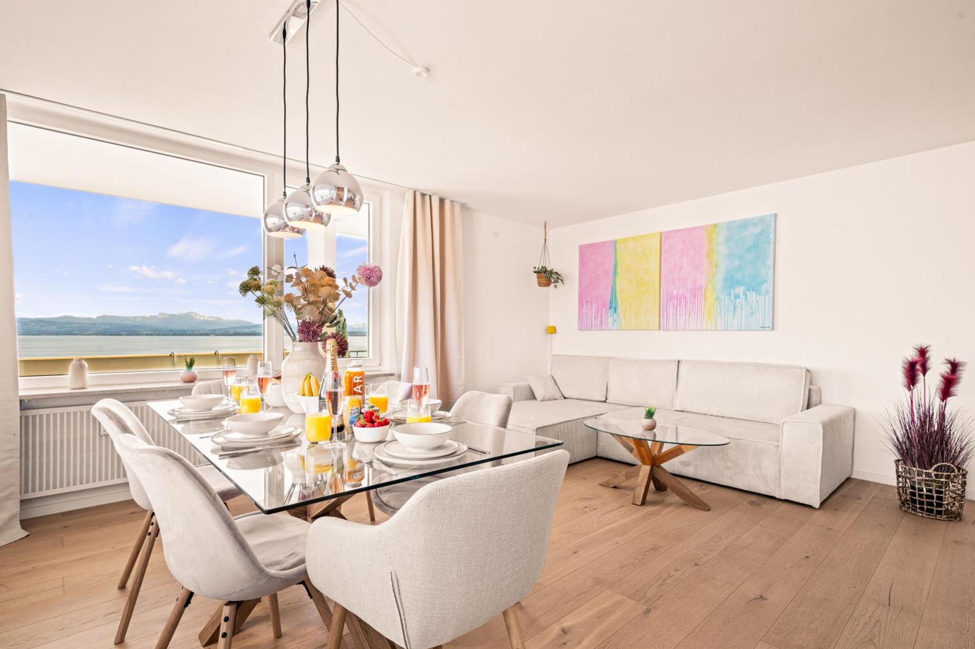 Appartement Panorama Penthouse Mit Atemberaubenden See- Und Bergblick Immenstaad am Bodensee
