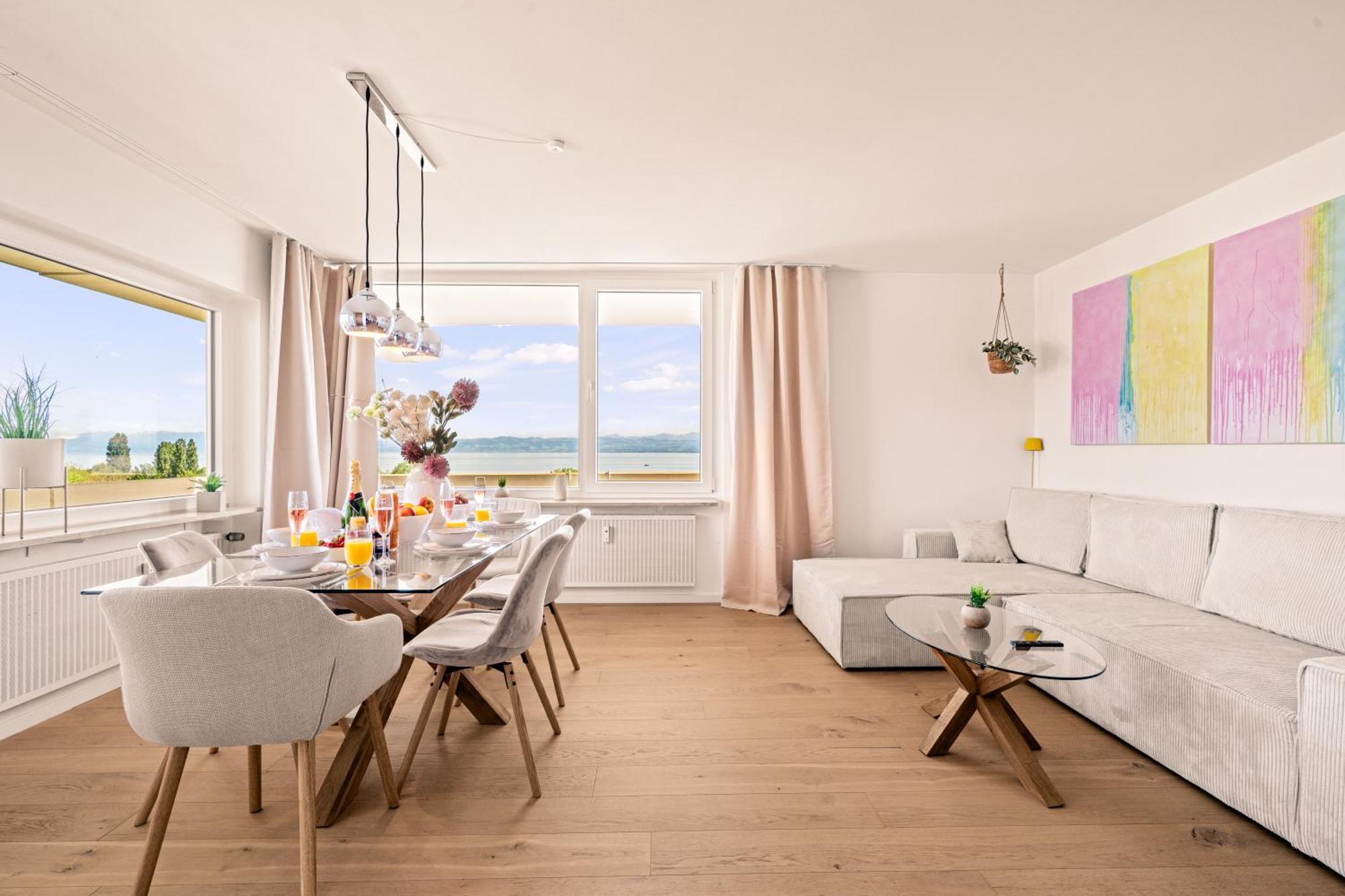 Apartment Panorama Penthouse Mit Atemberaubenden See- Und Bergblick
