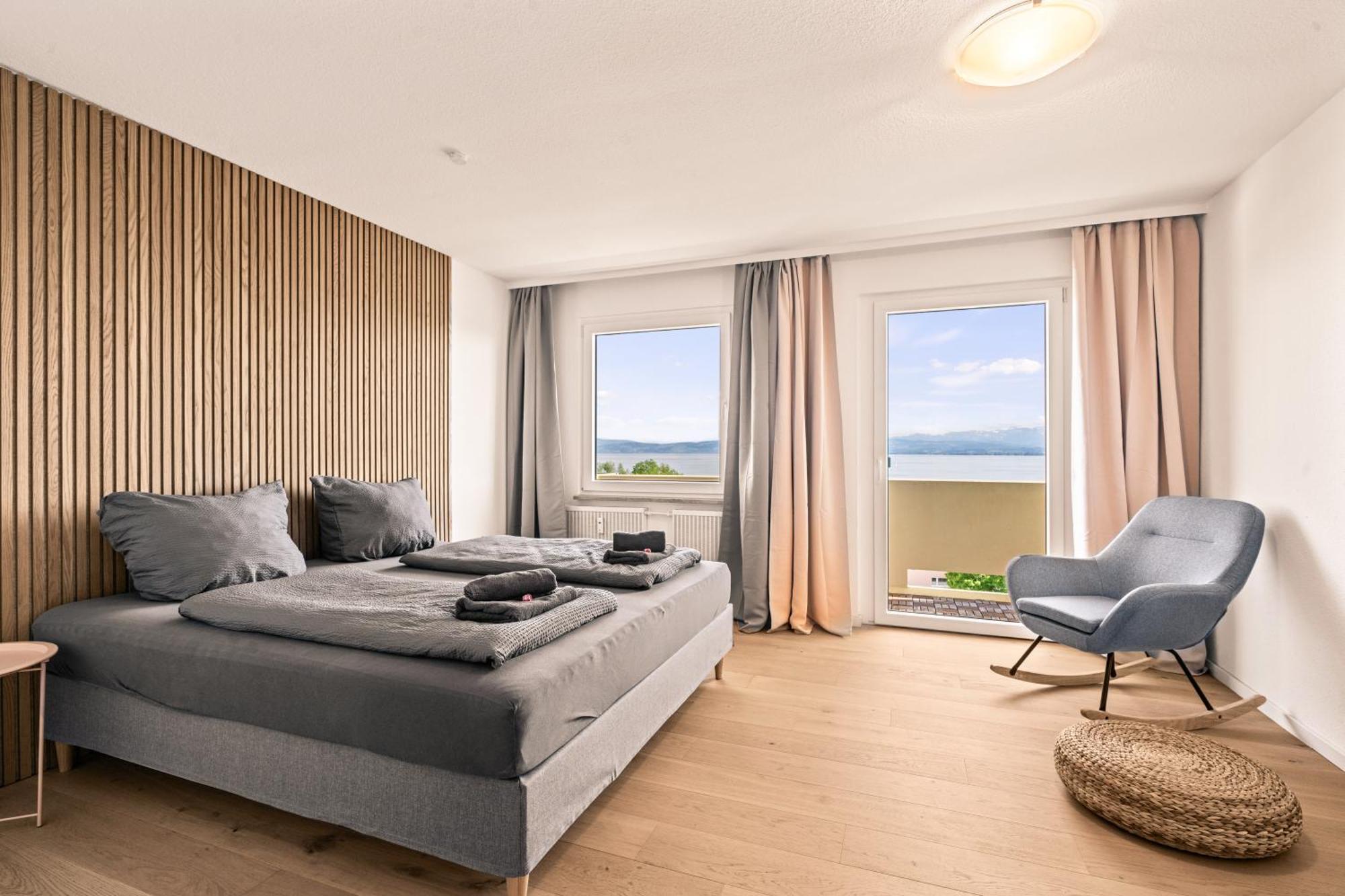 Apartment Panorama Penthouse Mit Atemberaubenden See- Und Bergblick Immenstaad am Bodensee