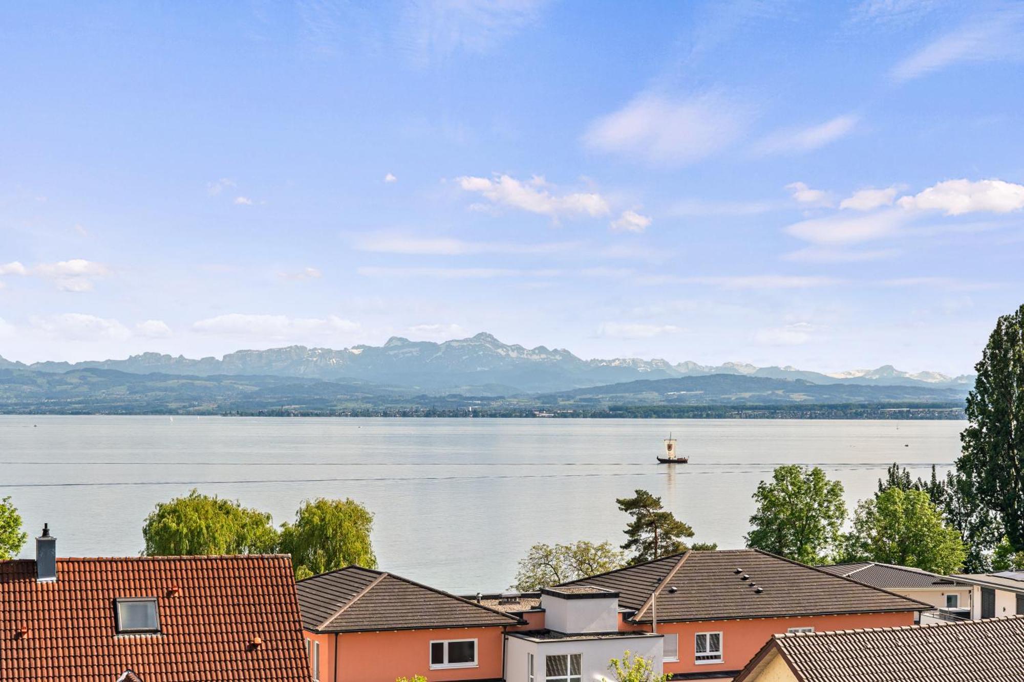 Panorama Penthouse Mit Atemberaubenden See- Und Bergblick Immenstaad am Bodensee